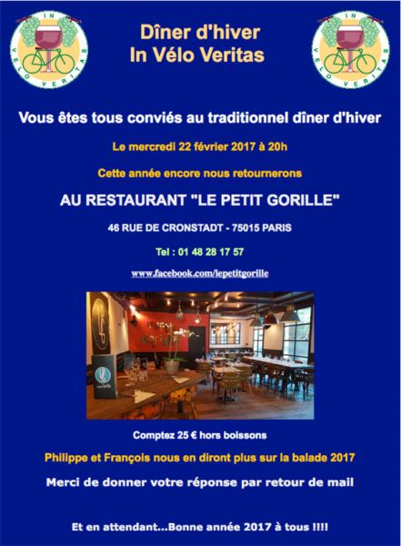 invitation diner IVV 2017